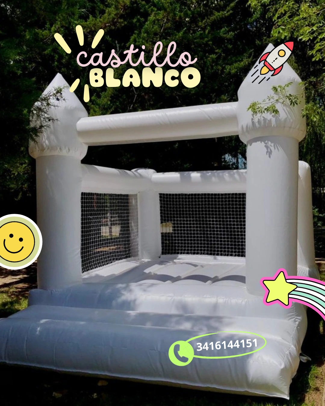 juego inflable infantil para cumpleaños en Piñeiro