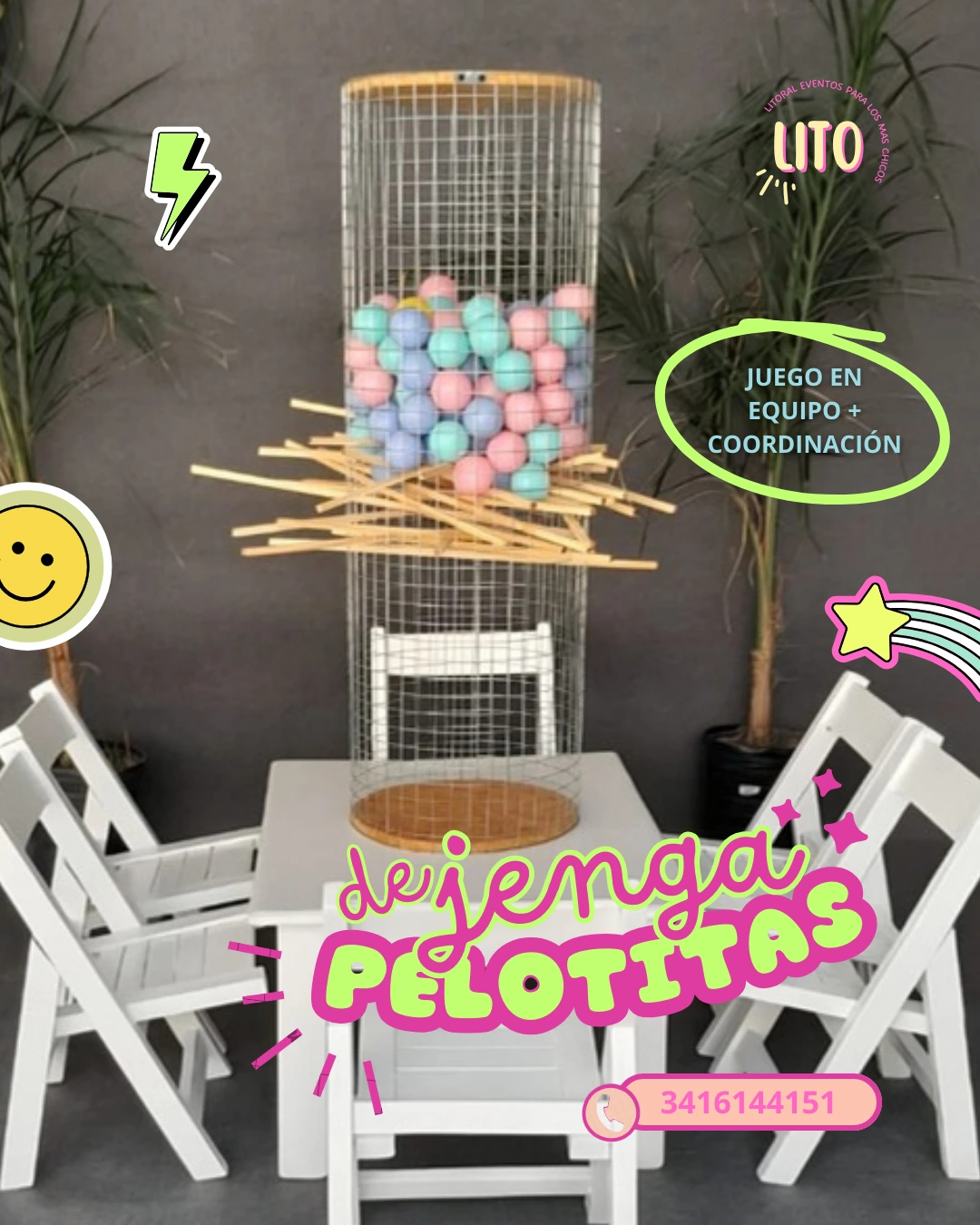 juego inflable infantil para cumpleaños en Rosario