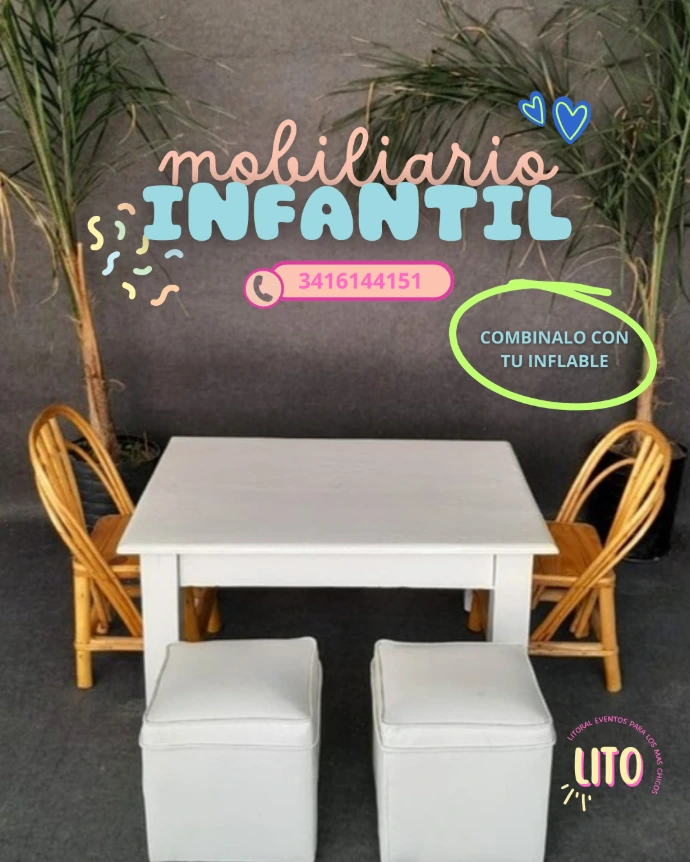 juego inflable infantil para cumpleaños en Rosario