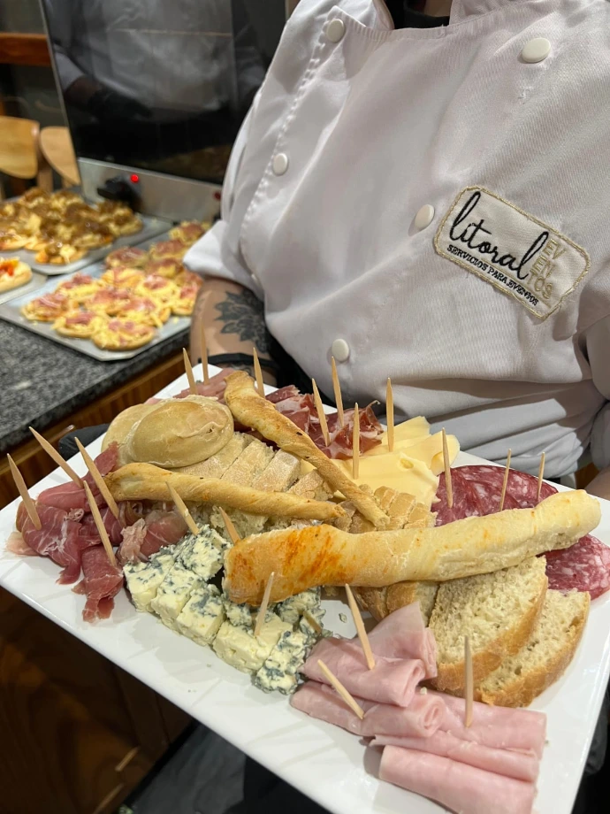 Tablas de fiambre para recepcion Rosario